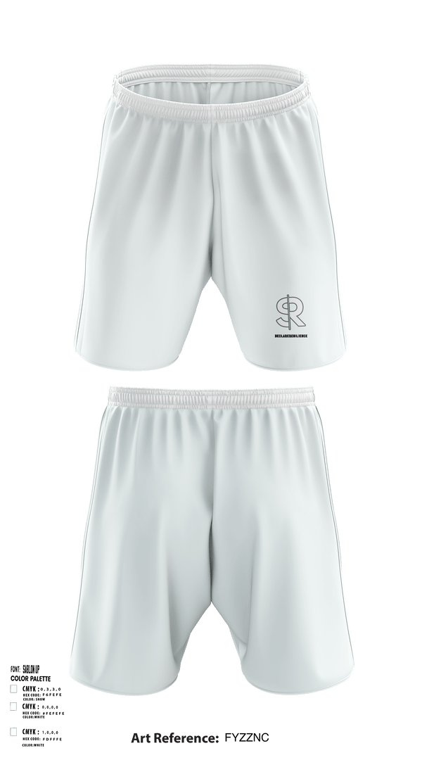 Athletic Shorts With Pockets, Declareresilience, , Teamtime, Team time, sublimation, custom sports apparel, team uniforms, spirit wear, spiritwear, sports uniforms, custom shirts, team store, custom team store, fundraiser sports, apparel fundraiser
