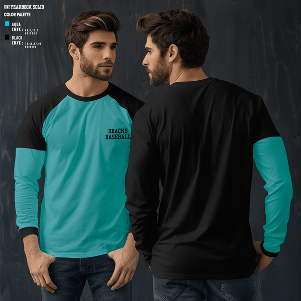 Long Sleeve Performance Shirt, Dbacks, Baseball, Teamtime, Team time, sublimation, custom sports apparel, team uniforms, spirit wear, spiritwear, sports uniforms, custom shirts, team store, custom team store, fundraiser sports, apparel fundraiser