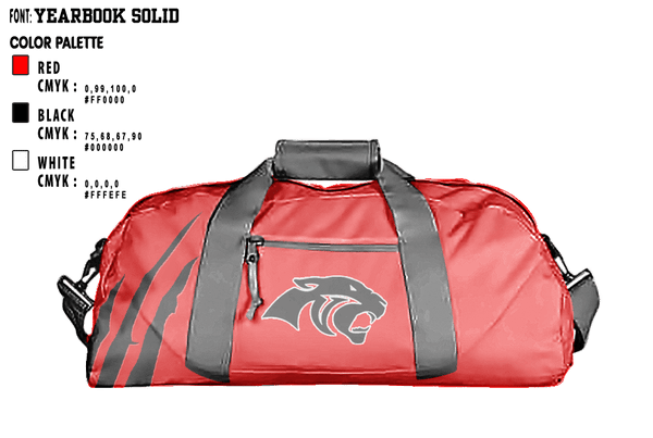 Duffle Bag, Cabot High School Wrestling, Wrestling, Teamtime, Team time, sublimation, custom sports apparel, team uniforms, spirit wear, spiritwear, sports uniforms, custom shirts, team store, custom team store, fundraiser sports, apparel fundraiser