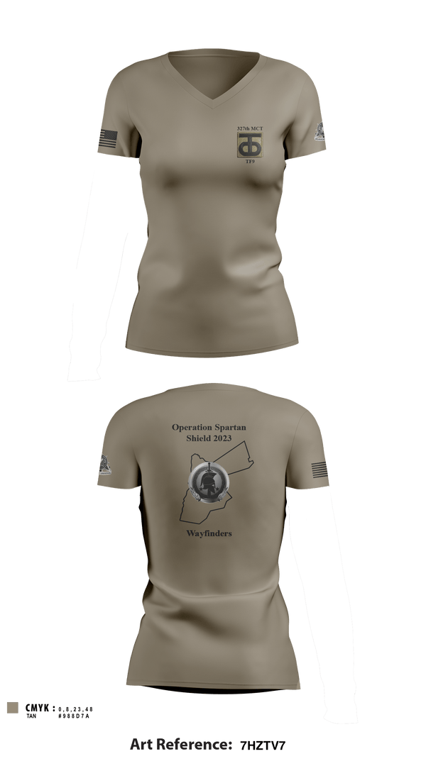 Women's Short Sleeve Vneck Shirt, , Army, Teamtime, Team time, sublimation, custom sports apparel, team uniforms, spirit wear, spiritwear, sports uniforms, custom shirts, team store, custom team store, fundraiser sports, apparel fundraiser