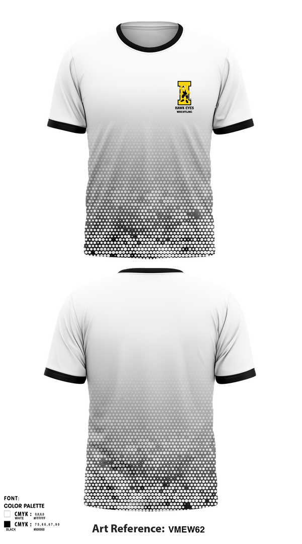 Short Sleeve Rash Guard Shirt, Hawk eyes, Wrestling, Teamtime, Team time, sublimation, custom sports apparel, team uniforms, spirit wear, spiritwear, sports uniforms, custom shirts, team store, custom team store, fundraiser sports, apparel fundraiser