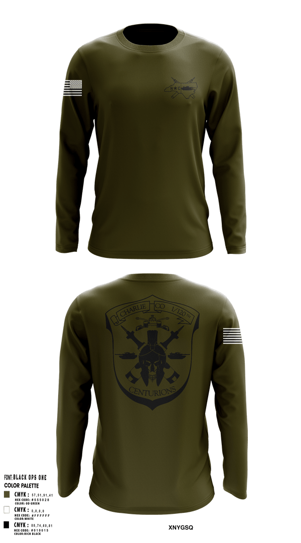 Long Sleeve Performance Shirt, Charlie Co 1/120th, Army, Teamtime, Team time, sublimation, custom sports apparel, team uniforms, spirit wear, spiritwear, sports uniforms, custom shirts, team store, custom team store, fundraiser sports, apparel fundraiser