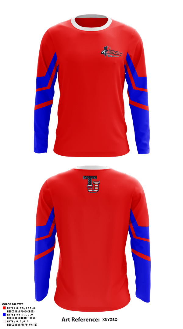 Long Sleeve Performance Shirt, Governor Thomas Johnson High School Lacrosse, Women's Lacrosse, Teamtime, Team time, sublimation, custom sports apparel, team uniforms, spirit wear, spiritwear, sports uniforms, custom shirts, team store, custom team store, fundraiser sports, apparel fundraiser