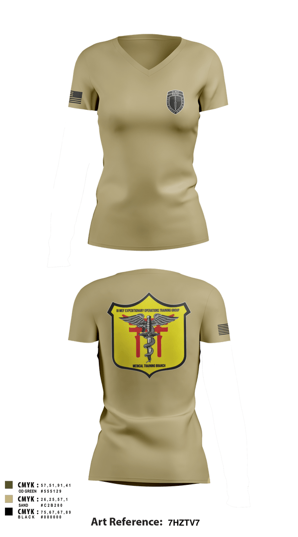 Women's Short Sleeve Vneck Shirt, , Marines, Teamtime, Team time, sublimation, custom sports apparel, team uniforms, spirit wear, spiritwear, sports uniforms, custom shirts, team store, custom team store, fundraiser sports, apparel fundraiser