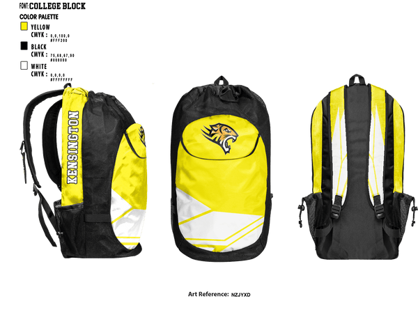 Gear Bag, Kensington Multiplex High School Basketball, Men's Basketball, Teamtime, Team time, sublimation, custom sports apparel, team uniforms, spirit wear, spiritwear, sports uniforms, custom shirts, team store, custom team store, fundraiser sports, apparel fundraiser