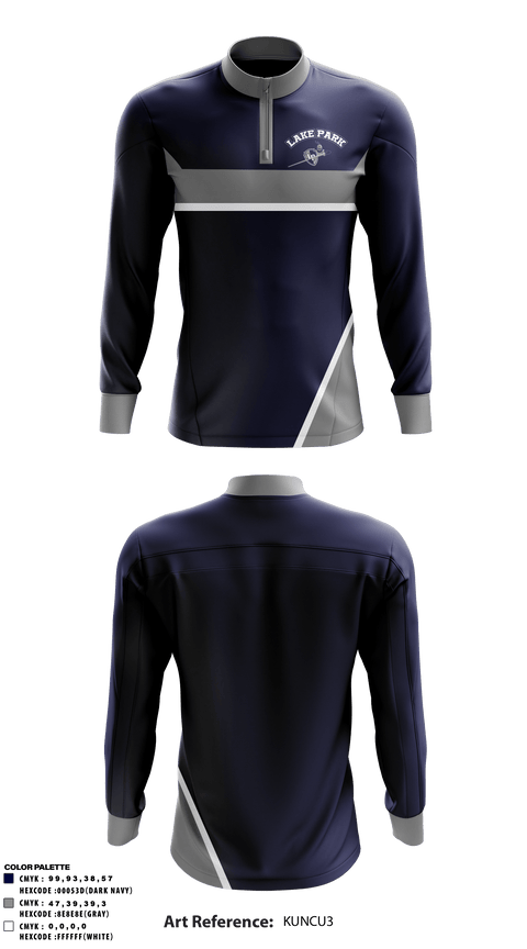 Quarter Zip Jacket, Lake Park High School, Spirit Store, Teamtime, Team time, sublimation, custom sports apparel, team uniforms, spirit wear, spiritwear, sports uniforms, custom shirts, team store, custom team store, fundraiser sports, apparel fundraiser