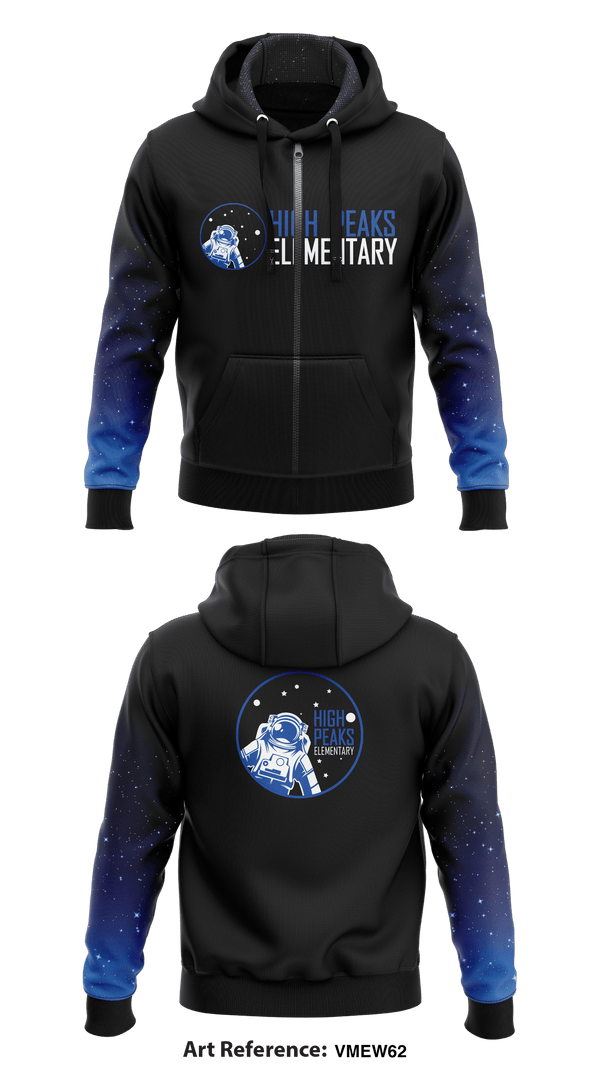 Zip Hoodie, High Peaks Elementary School, Men's Soccer, Teamtime, Team time, sublimation, custom sports apparel, team uniforms, spirit wear, spiritwear, sports uniforms, custom shirts, team store, custom team store, fundraiser sports, apparel fundraiser