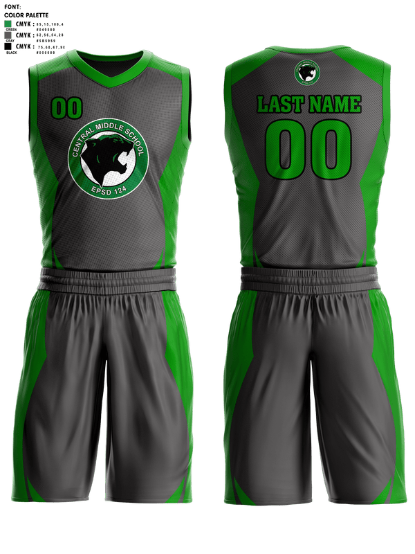 Basketball Uniform, CMS Basketball, Men's Basketball, Teamtime, Team time, sublimation, custom sports apparel, team uniforms, spirit wear, spiritwear, sports uniforms, custom shirts, team store, custom team store, fundraiser sports, apparel fundraiser