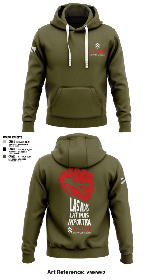 Hoodie, Altitud Services, Army, Teamtime, Team time, sublimation, custom sports apparel, team uniforms, spirit wear, spiritwear, sports uniforms, custom shirts, team store, custom team store, fundraiser sports, apparel fundraiser