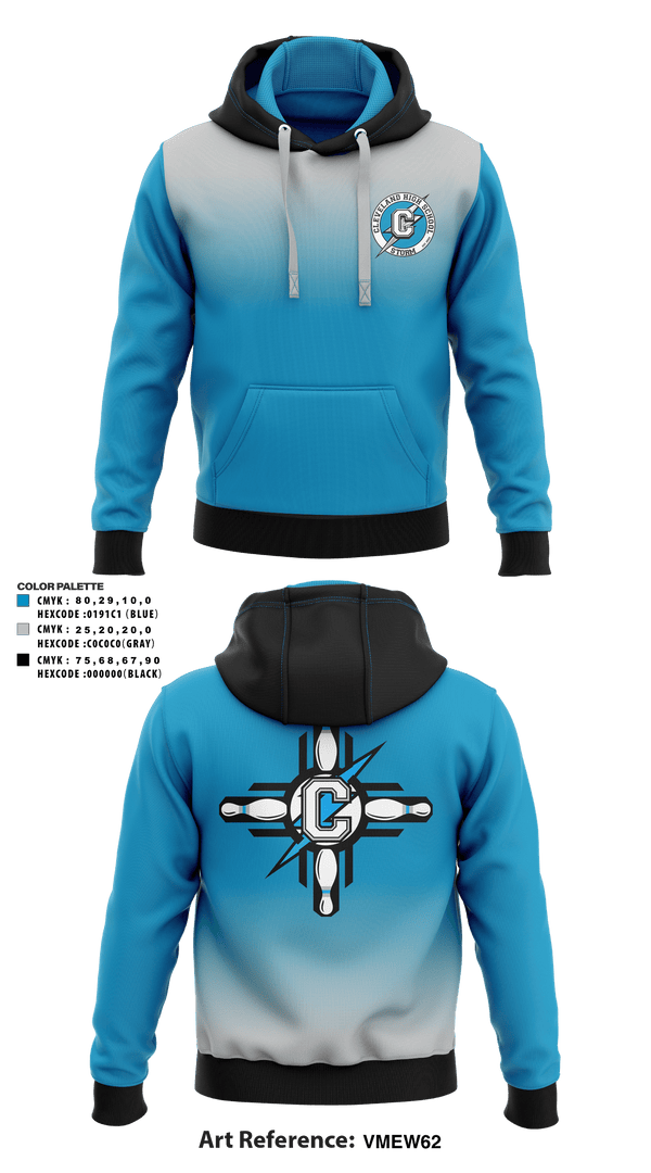 Hoodie, Cleveland Storm, Bowling, Teamtime, Team time, sublimation, custom sports apparel, team uniforms, spirit wear, spiritwear, sports uniforms, custom shirts, team store, custom team store, fundraiser sports, apparel fundraiser