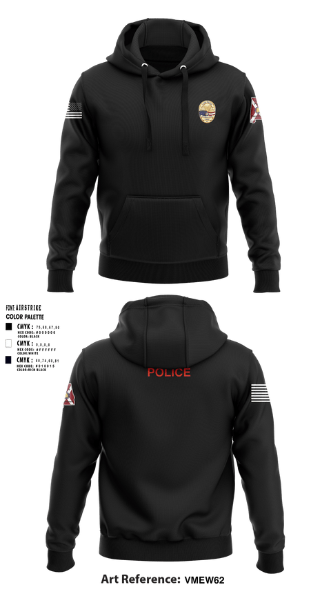 Hoodie, , Police, Teamtime, Team time, sublimation, custom sports apparel, team uniforms, spirit wear, spiritwear, sports uniforms, custom shirts, team store, custom team store, fundraiser sports, apparel fundraiser