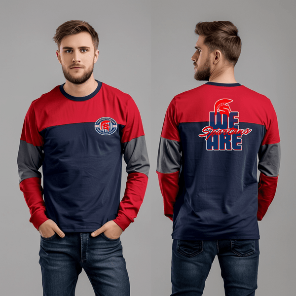 Long Sleeve Performance Shirt, Deerfield Spartans, Cross Country, Teamtime, Team time, sublimation, custom sports apparel, team uniforms, spirit wear, spiritwear, sports uniforms, custom shirts, team store, custom team store, fundraiser sports, apparel fundraiser
