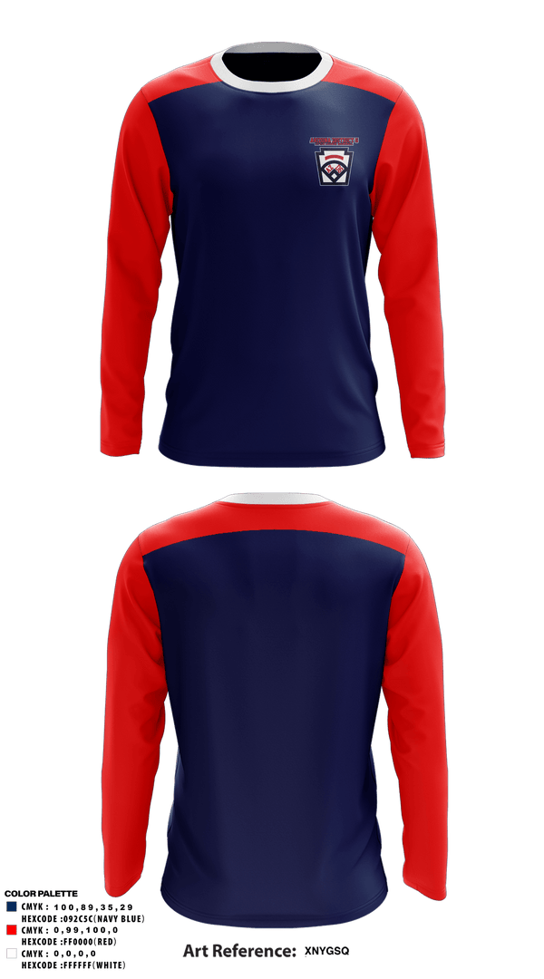 Long Sleeve Performance Shirt, Arizona District 6 Little League Baseball, Baseball, Teamtime, Team time, sublimation, custom sports apparel, team uniforms, spirit wear, spiritwear, sports uniforms, custom shirts, team store, custom team store, fundraiser sports, apparel fundraiser