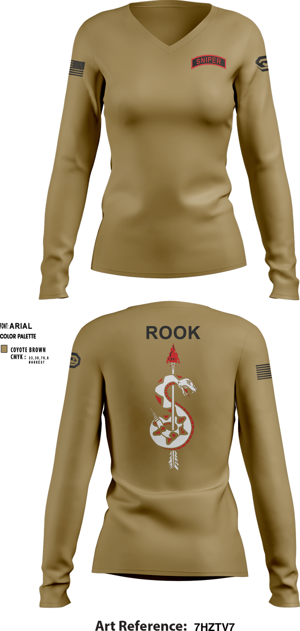 Women's Long Sleeve Vneck Shirt, , Army, Teamtime, Team time, sublimation, custom sports apparel, team uniforms, spirit wear, spiritwear, sports uniforms, custom shirts, team store, custom team store, fundraiser sports, apparel fundraiser