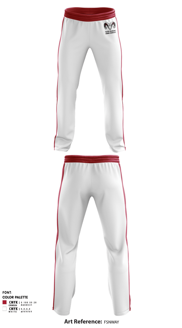 Sweatpants, Faith Academy Cross Country, Cross Country, Teamtime, Team time, sublimation, custom sports apparel, team uniforms, spirit wear, spiritwear, sports uniforms, custom shirts, team store, custom team store, fundraiser sports, apparel fundraiser