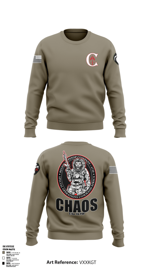 Crew Neck Sweatshirt, , Army, Teamtime, Team time, sublimation, custom sports apparel, team uniforms, spirit wear, spiritwear, sports uniforms, custom shirts, team store, custom team store, fundraiser sports, apparel fundraiser