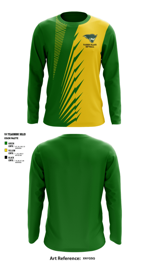 Long Sleeve Performance Shirt, Vashon Island High School Softball, Softball, Teamtime, Team time, sublimation, custom sports apparel, team uniforms, spirit wear, spiritwear, sports uniforms, custom shirts, team store, custom team store, fundraiser sports, apparel fundraiser