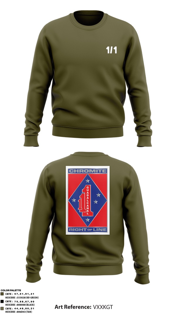 Crew Neck Sweatshirt, V1/1, Marines, Teamtime, Team time, sublimation, custom sports apparel, team uniforms, spirit wear, spiritwear, sports uniforms, custom shirts, team store, custom team store, fundraiser sports, apparel fundraiser