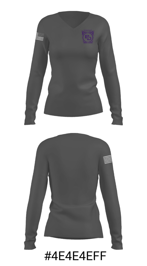 Women's Long Sleeve Vneck Shirt, Ben Davis High School Soccer, Men's Soccer, Teamtime, Team time, sublimation, custom sports apparel, team uniforms, spirit wear, spiritwear, sports uniforms, custom shirts, team store, custom team store, fundraiser sports, apparel fundraiser