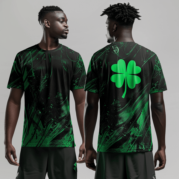 Short Sleeve Performance Shirt, Shamrocks Basketball, Men's Basketball, Teamtime, Team time, sublimation, custom sports apparel, team uniforms, spirit wear, spiritwear, sports uniforms, custom shirts, team store, custom team store, fundraiser sports, apparel fundraiser