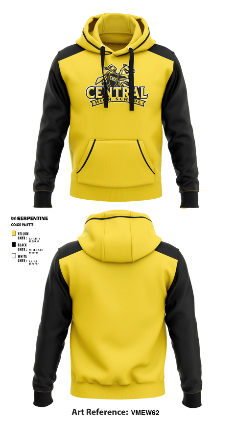 Hoodie, Central High School, School Spirit Store, Teamtime, Team time, sublimation, custom sports apparel, team uniforms, spirit wear, spiritwear, sports uniforms, custom shirts, team store, custom team store, fundraiser sports, apparel fundraiser