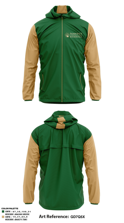 Windbreaker, Somerset Christian School Baseball, Baseball, Teamtime, Team time, sublimation, custom sports apparel, team uniforms, spirit wear, spiritwear, sports uniforms, custom shirts, team store, custom team store, fundraiser sports, apparel fundraiser