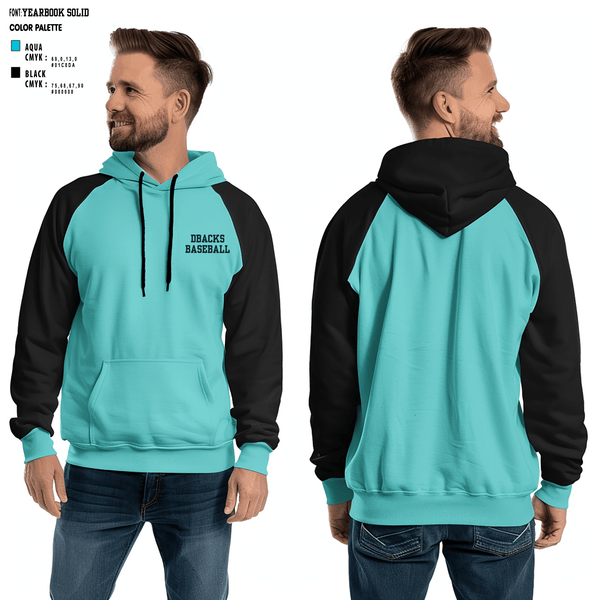 Hoodie, Dbacks, Baseball, Teamtime, Team time, sublimation, custom sports apparel, team uniforms, spirit wear, spiritwear, sports uniforms, custom shirts, team store, custom team store, fundraiser sports, apparel fundraiser