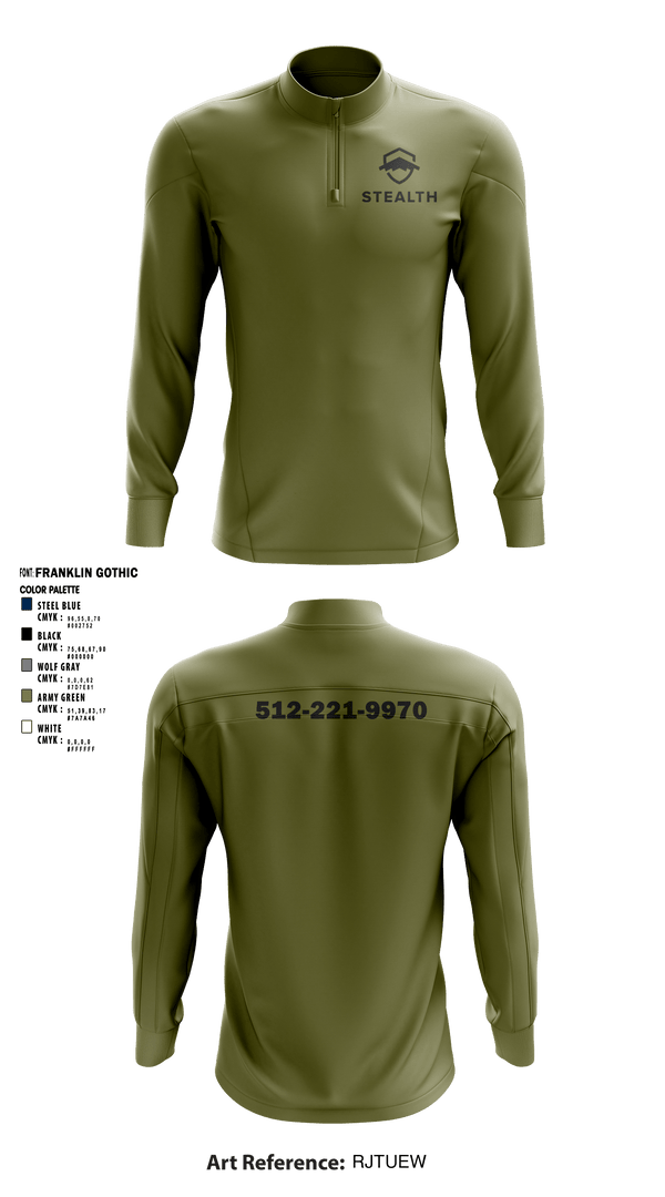Quarter Zip Jacket, Stealth customs, , Teamtime, Team time, sublimation, custom sports apparel, team uniforms, spirit wear, spiritwear, sports uniforms, custom shirts, team store, custom team store, fundraiser sports, apparel fundraiser