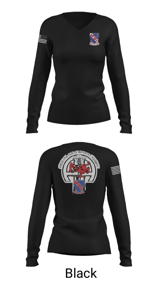 Women's Long Sleeve Vneck Shirt, , Army, Teamtime, Team time, sublimation, custom sports apparel, team uniforms, spirit wear, spiritwear, sports uniforms, custom shirts, team store, custom team store, fundraiser sports, apparel fundraiser