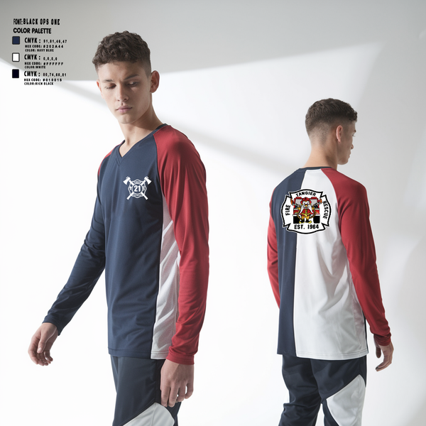 Long Sleeve Performance Shirt, TANGIER VOL FIRE DEPT, , Teamtime, Team time, sublimation, custom sports apparel, team uniforms, spirit wear, spiritwear, sports uniforms, custom shirts, team store, custom team store, fundraiser sports, apparel fundraiser