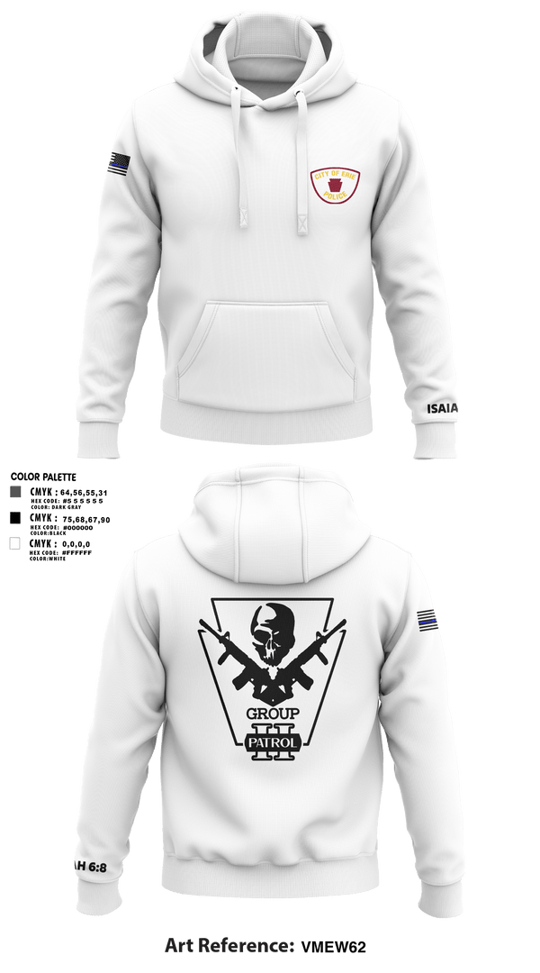 Hoodie, Erie police department, Police, Teamtime, Team time, sublimation, custom sports apparel, team uniforms, spirit wear, spiritwear, sports uniforms, custom shirts, team store, custom team store, fundraiser sports, apparel fundraiser