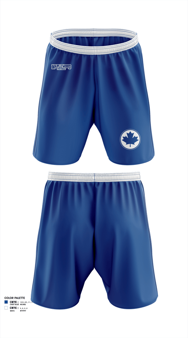 Athletic Shorts With Pockets, Maplewood Football, Football, Teamtime, Team time, sublimation, custom sports apparel, team uniforms, spirit wear, spiritwear, sports uniforms, custom shirts, team store, custom team store, fundraiser sports, apparel fundraiser