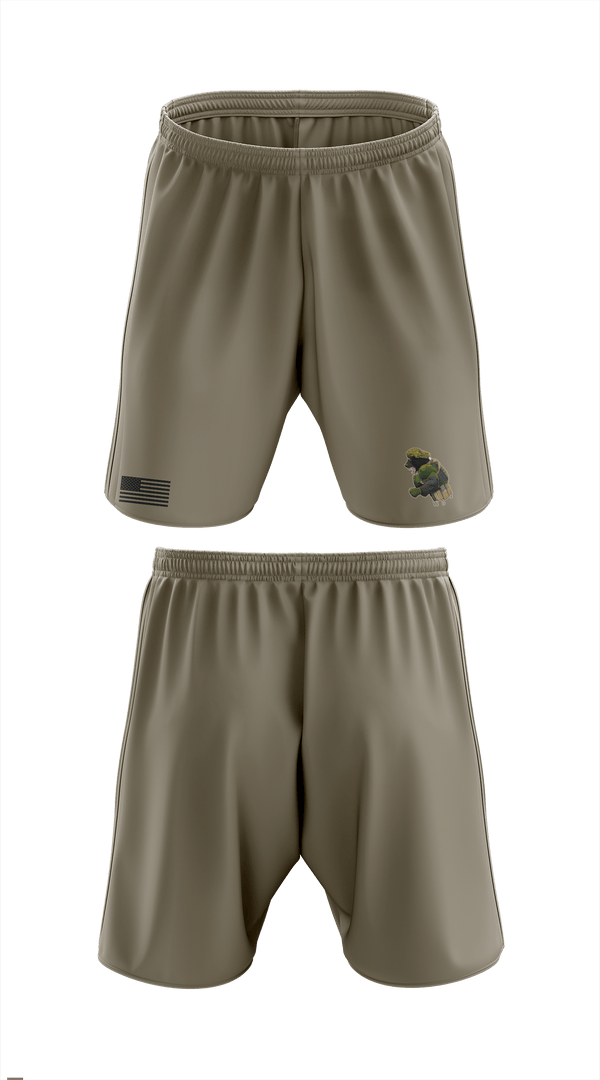 Athletic Shorts With Pockets, Campbell SORB, Army, Teamtime, Team time, sublimation, custom sports apparel, team uniforms, spirit wear, spiritwear, sports uniforms, custom shirts, team store, custom team store, fundraiser sports, apparel fundraiser