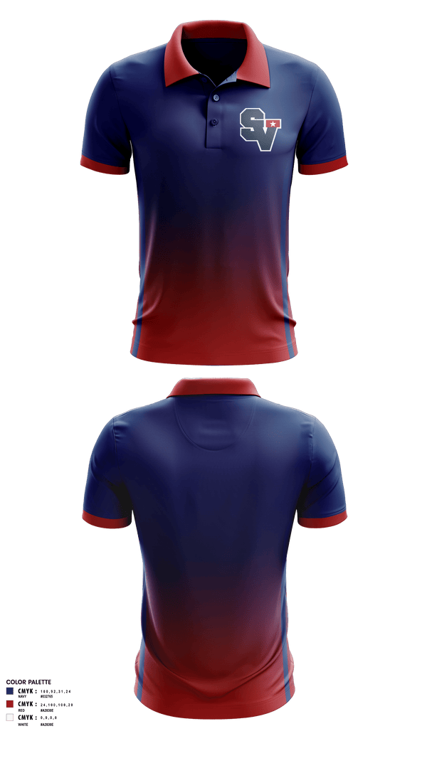 Short Sleeve Performance Polo, Smithson Valley Youth Football, Football, Teamtime, Team time, sublimation, custom sports apparel, team uniforms, spirit wear, spiritwear, sports uniforms, custom shirts, team store, custom team store, fundraiser sports, apparel fundraiser
