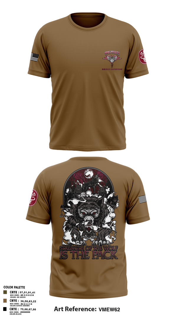 Old School Cotton Feel Shirt, Bravo Company, MRBn, Fort Belvoir, Army, Teamtime, Team time, sublimation, custom sports apparel, team uniforms, spirit wear, spiritwear, sports uniforms, custom shirts, team store, custom team store, fundraiser sports, apparel fundraiser