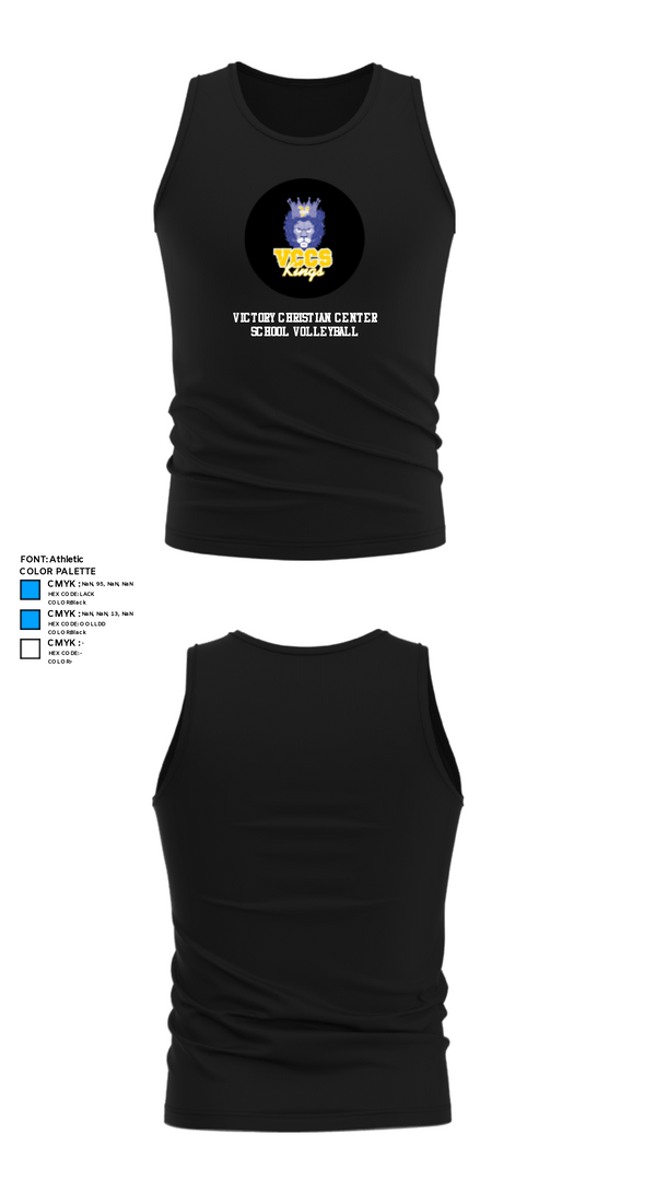 Tank Top, Victory Christian Center School Volleyball, Women's Volleyball, Teamtime, Team time, sublimation, custom sports apparel, team uniforms, spirit wear, spiritwear, sports uniforms, custom shirts, team store, custom team store, fundraiser sports, apparel fundraiser