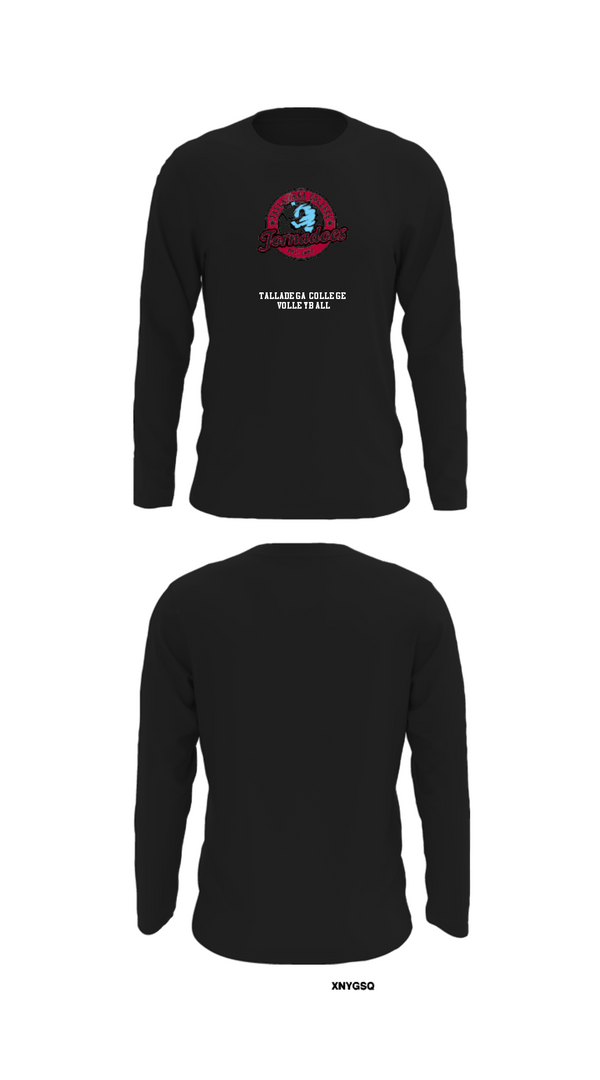 Long Sleeve Performance Shirt, Talladega College Volleyball, Women's Volleyball, Teamtime, Team time, sublimation, custom sports apparel, team uniforms, spirit wear, spiritwear, sports uniforms, custom shirts, team store, custom team store, fundraiser sports, apparel fundraiser