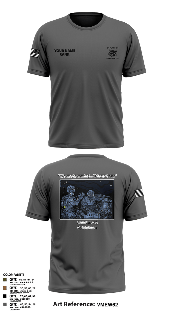 Short Sleeve Performance Shirt, Charger Co. / 2-112th Infantry Battalion, National Guard, Teamtime, Team time, sublimation, custom sports apparel, team uniforms, spirit wear, spiritwear, sports uniforms, custom shirts, team store, custom team store, fundraiser sports, apparel fundraiser