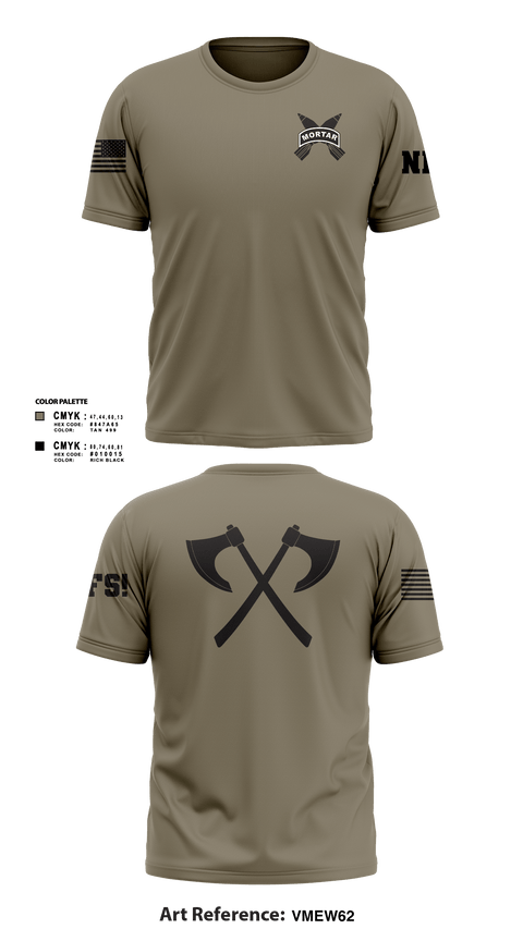 Short Sleeve Performance Shirt, Mortars, Army, Teamtime, Team time, sublimation, custom sports apparel, team uniforms, spirit wear, spiritwear, sports uniforms, custom shirts, team store, custom team store, fundraiser sports, apparel fundraiser