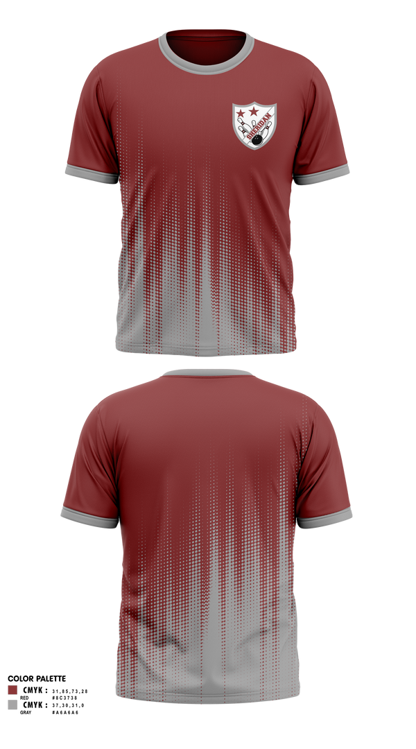 Short Sleeve Performance Shirt, Sheridan High School Bowling, Bowling, Teamtime, Team time, sublimation, custom sports apparel, team uniforms, spirit wear, spiritwear, sports uniforms, custom shirts, team store, custom team store, fundraiser sports, apparel fundraiser
