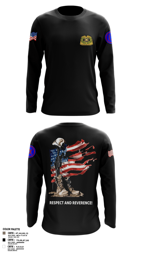 Long Sleeve Performance Shirt, 962D QUARTERMASTER COMPANY (MORTUARY AFFAIRS), Army, Teamtime, Team time, sublimation, custom sports apparel, team uniforms, spirit wear, spiritwear, sports uniforms, custom shirts, team store, custom team store, fundraiser sports, apparel fundraiser