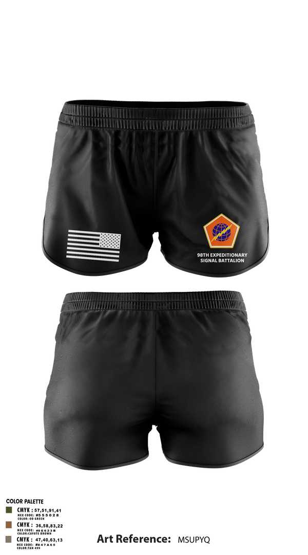 Ranger Panties, 98th Expeditionary Signal Battalion, Army, Teamtime, Team time, sublimation, custom sports apparel, team uniforms, spirit wear, spiritwear, sports uniforms, custom shirts, team store, custom team store, fundraiser sports, apparel fundraiser