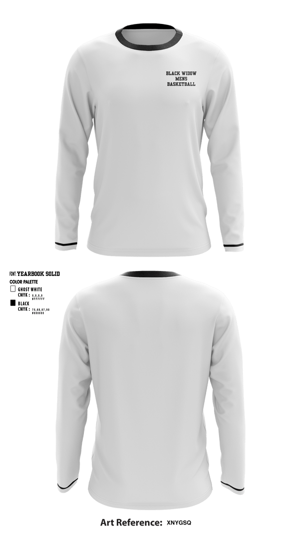 Long Sleeve Performance Shirt, Black widow, Men's Basketball, Teamtime, Team time, sublimation, custom sports apparel, team uniforms, spirit wear, spiritwear, sports uniforms, custom shirts, team store, custom team store, fundraiser sports, apparel fundraiser