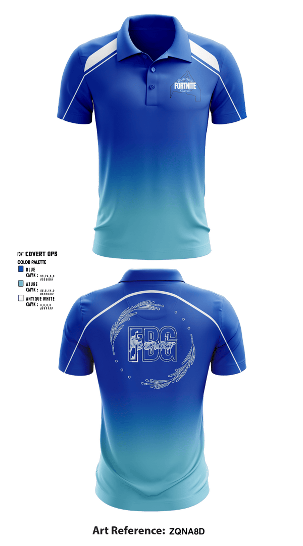 Short Sleeve Performance Polo, Fortnite Burger Gang, E-Sports, Teamtime, Team time, sublimation, custom sports apparel, team uniforms, spirit wear, spiritwear, sports uniforms, custom shirts, team store, custom team store, fundraiser sports, apparel fundraiser