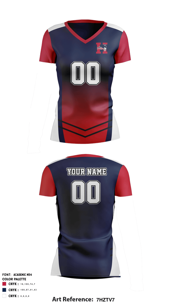 Women's Short Sleeve Vneck Shirt, Heritage High School Volleyball, Women's Volleyball, Teamtime, Team time, sublimation, custom sports apparel, team uniforms, spirit wear, spiritwear, sports uniforms, custom shirts, team store, custom team store, fundraiser sports, apparel fundraiser