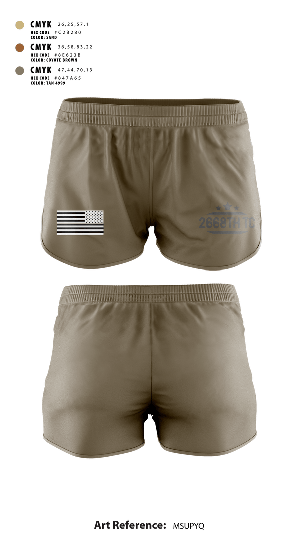 Ranger Panties, 2668th TC, National Guard, Teamtime, Team time, sublimation, custom sports apparel, team uniforms, spirit wear, spiritwear, sports uniforms, custom shirts, team store, custom team store, fundraiser sports, apparel fundraiser