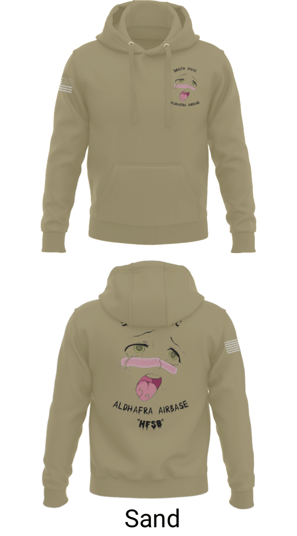 Hoodie, 380th HVAC, , Teamtime, Team time, sublimation, custom sports apparel, team uniforms, spirit wear, spiritwear, sports uniforms, custom shirts, team store, custom team store, fundraiser sports, apparel fundraiser