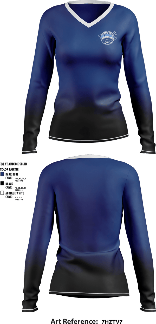 Women's Long Sleeve Vneck Shirt, FLY4ALLFLY4ALL, , Teamtime, Team time, sublimation, custom sports apparel, team uniforms, spirit wear, spiritwear, sports uniforms, custom shirts, team store, custom team store, fundraiser sports, apparel fundraiser
