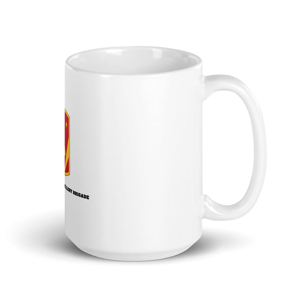31st Air Defense Artillery Brigade 63211625 White glossy mug-1