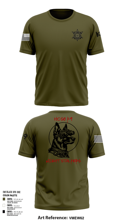 Short Sleeve Performance Shirt, Hancock County Sheriffs Office K9 Unit, , Teamtime, Team time, sublimation, custom sports apparel, team uniforms, spirit wear, spiritwear, sports uniforms, custom shirts, team store, custom team store, fundraiser sports, apparel fundraiser
